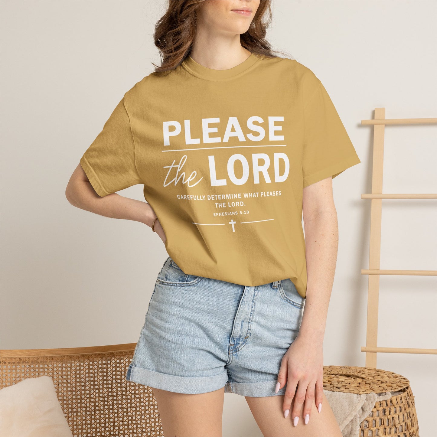 Please the Lord Ephesians 5:10 T-Shirt 100% Cotton T-Shirt
