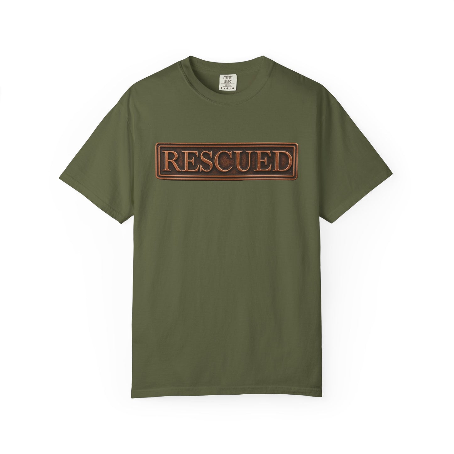 Rescued Colossians 1:13-14 Cotton T-Shirt