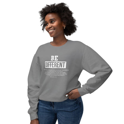Be Different "Romans 12:2" Sweatshirt