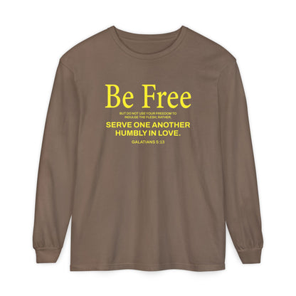 Be Free "Galatians 5:13" Yellow