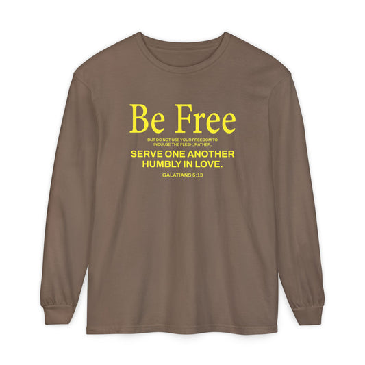 Be Free "Galatians 5:13" Yellow