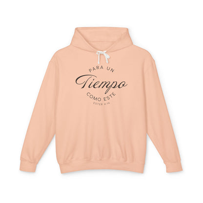 Para un Tiempo Como Este Ester 4:14 100% Cotton Hoodie Sweat-Shirt — Spanish Wise Woman Bible Verse