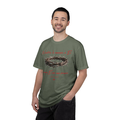 Jesus Crown of Thorns T-Shirt — "Naciste a amarme a Él" Christian Faith Tee
