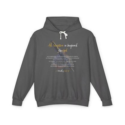 All Scriptures Are Inspired By God T-Shirt — Faith-Based Scripture Hoodie Sweatshirt
