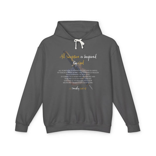 All Scriptures Are Inspired By God T-Shirt — Faith-Based Scripture Hoodie Sweatshirt