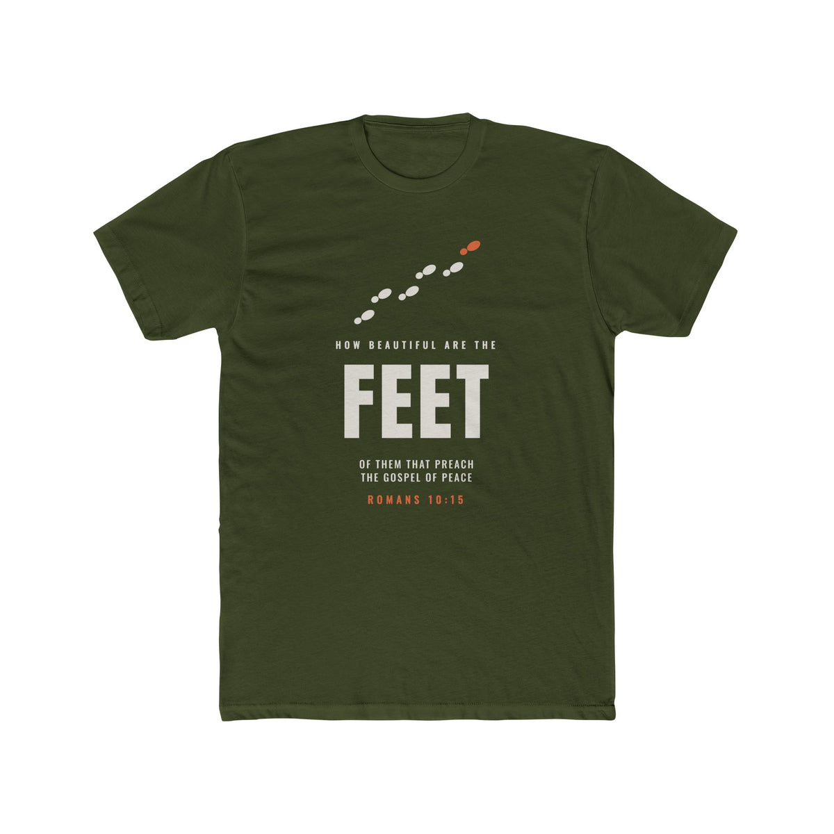 How Beautiful Are the Feet Faith-Inspired Christian T-Shirt