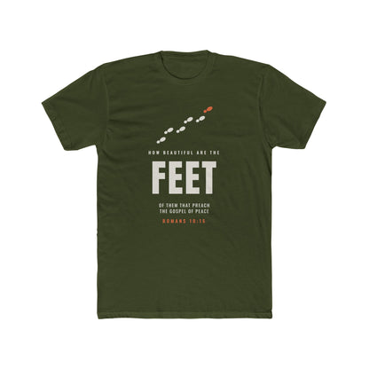 How Beautiful Are the Feet Faith-Inspired Christian T-Shirt