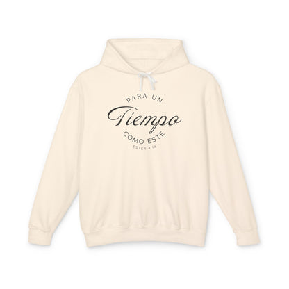 Para un Tiempo Como Este Ester 4:14 100% Cotton Hoodie Sweat-Shirt — Spanish Wise Woman Bible Verse