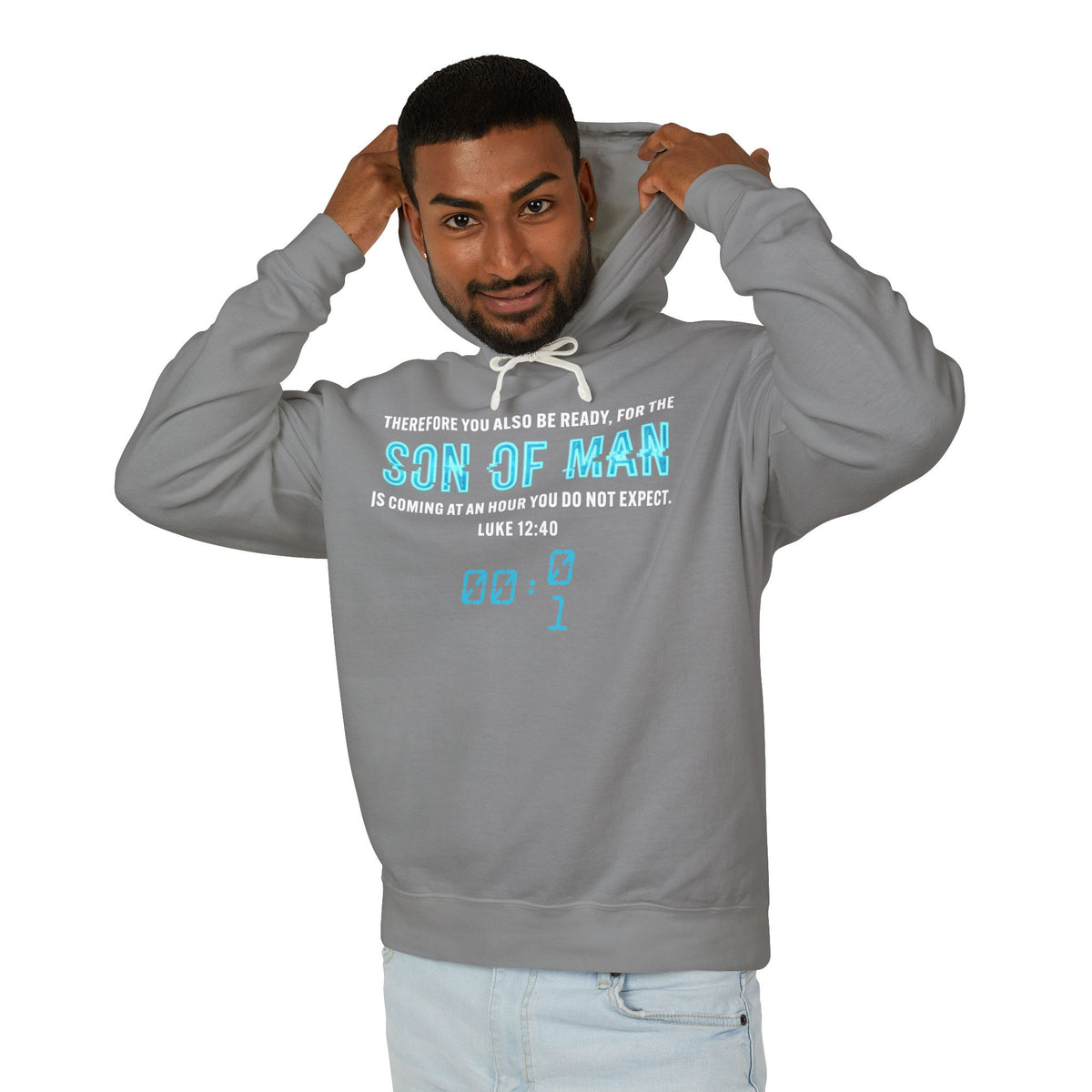 Son of Man is Coming Cotton T‑Shirt — Christian Faith Graphic  Hooded Sweatshirt