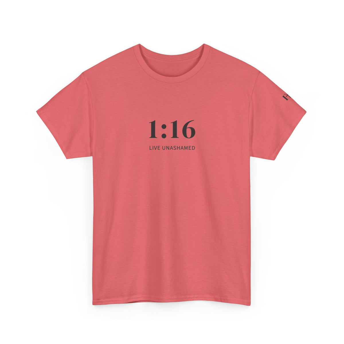 1:16 Live Unashamed Faithful Christian T-Shirt