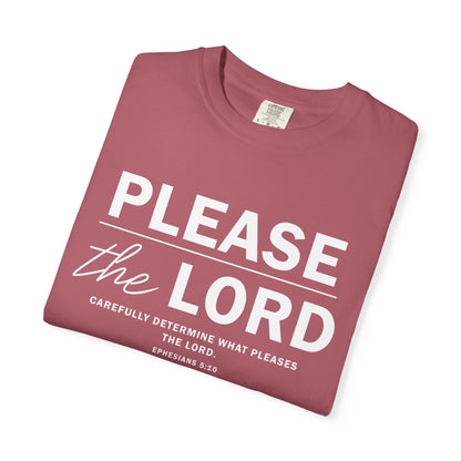 Please the Lord Ephesians 5:10 T-Shirt 100% Cotton T-Shirt