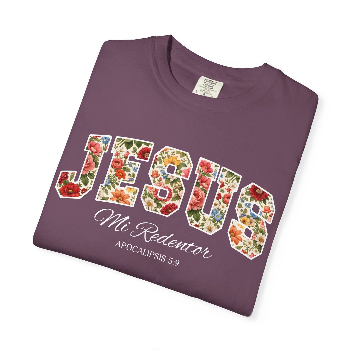 Jesus Mi Redentor T-Shirt — Spanish Christian Faith Tee 100% Cotton