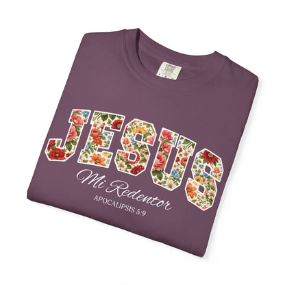 Jesus Mi Redentor T-Shirt — Spanish Christian Faith Tee 100% Cotton