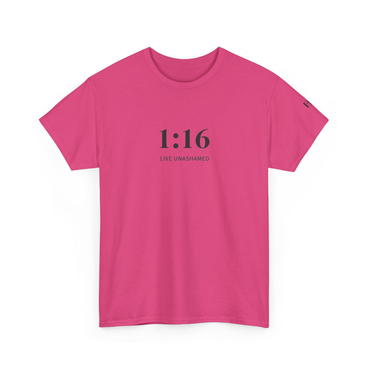 1:16 Live Unashamed Faithful Christian T-Shirt