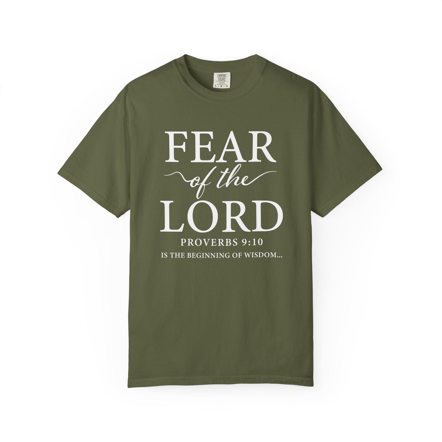 Fear of the Lord T-Shirt — Christian Faith Graphic Tee
