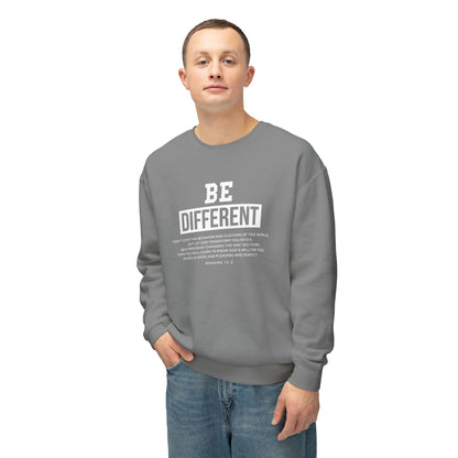 Be Different "Romans 12:2" Sweatshirt