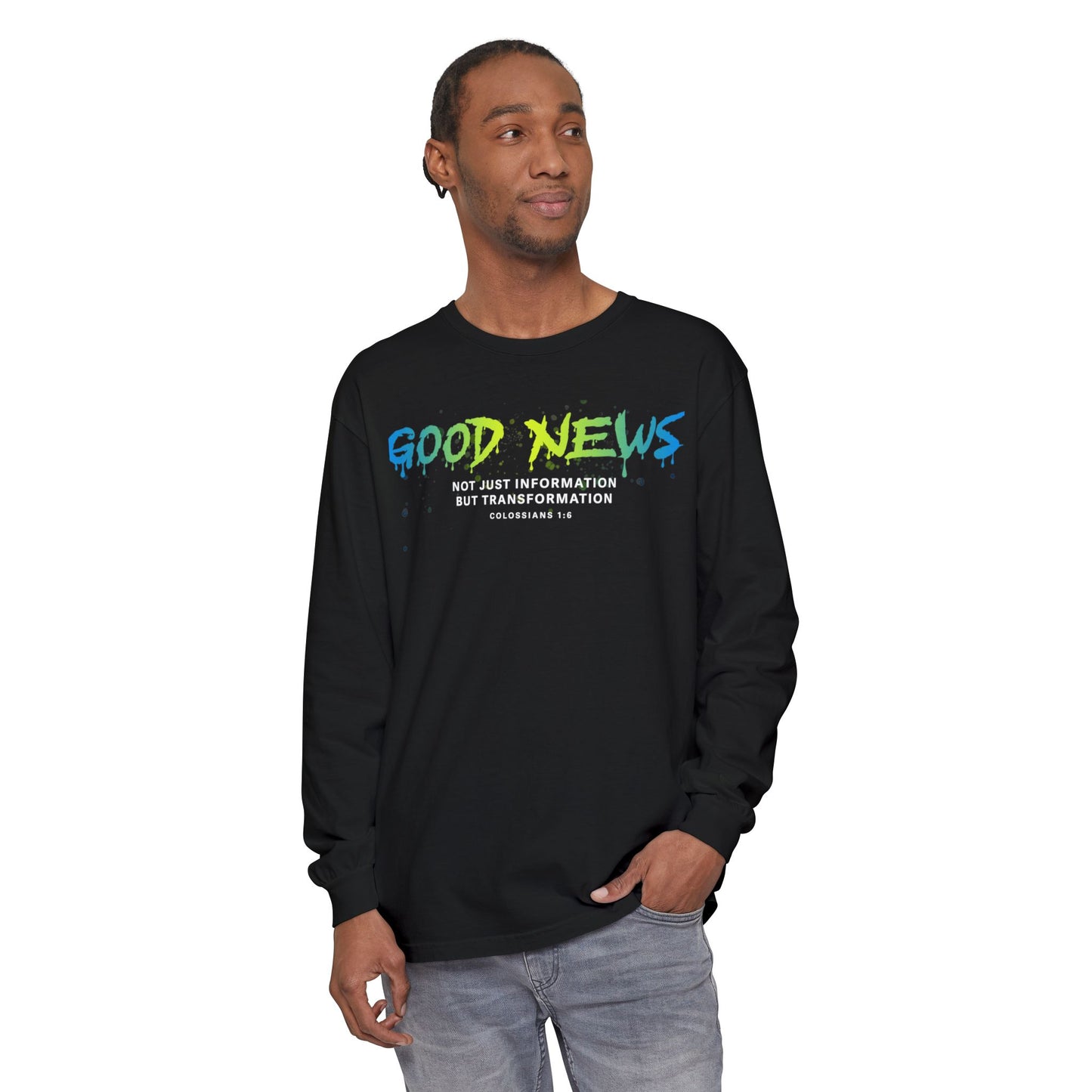 Good News Revelation 22:20 Long Sleeve T-Shirt — 100% Cotton