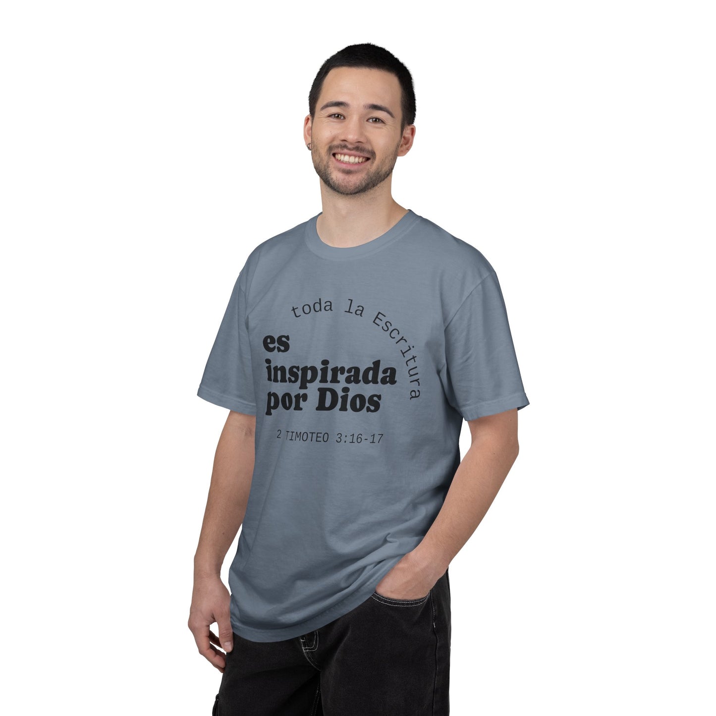 Toda la Escritura es inspirada por Dios  "2 Timoteo 3:16-17" 100% Cotton Shirt