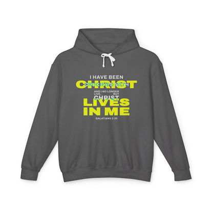 I have been Crucified with Christ "Galatians 2:20"  Yellow  Unisex 100% Cotton Hoodie
