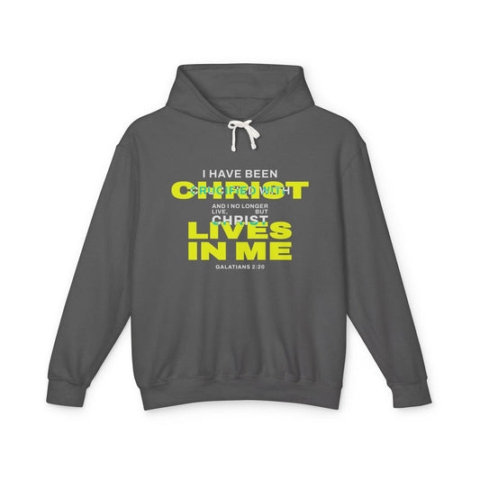 I have been Crucified with Christ "Galatians 2:20"  Yellow  Unisex 100% Cotton Hoodie