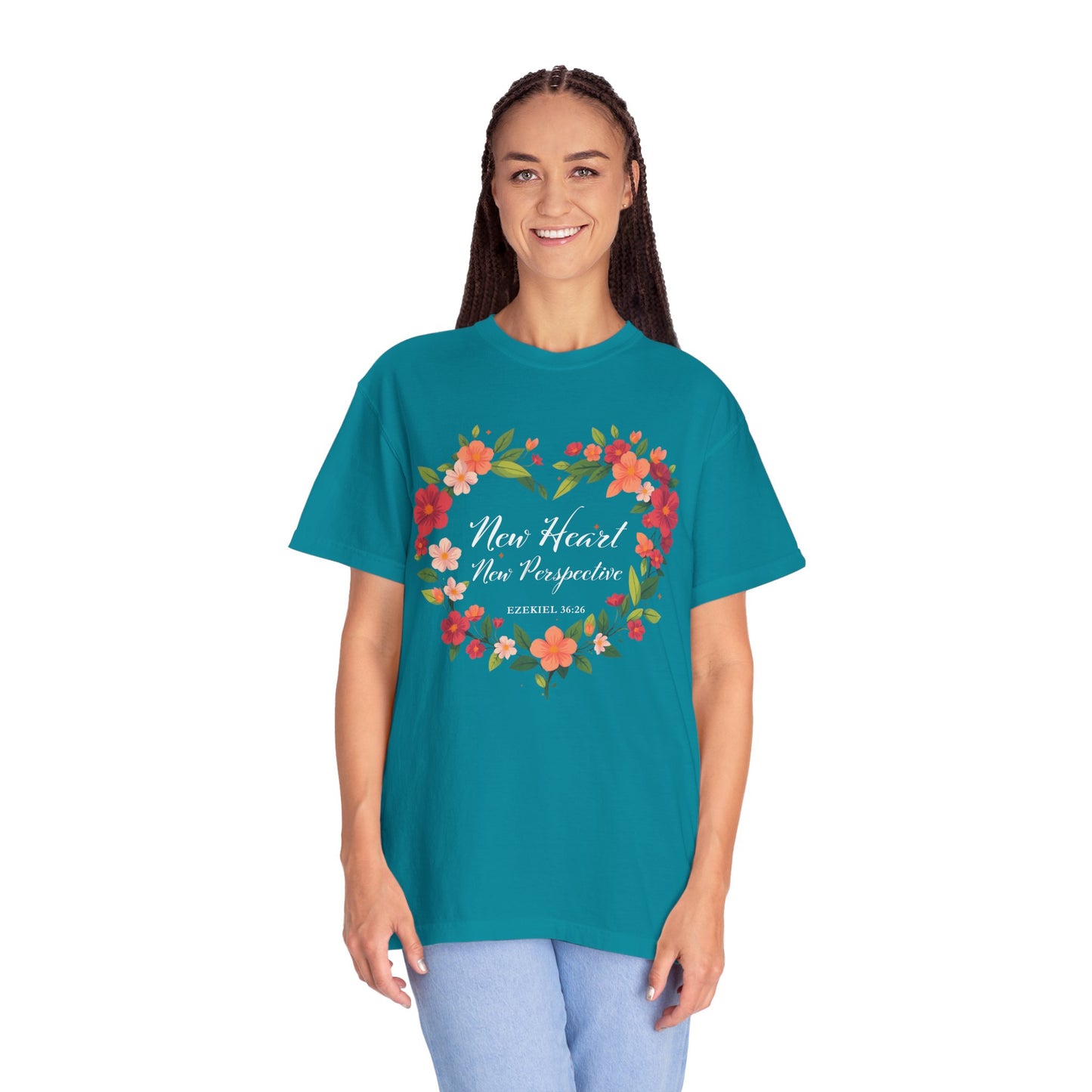 New Heart and New Perspective "Ezekiel 36:26" 100% Cotton T Shirt