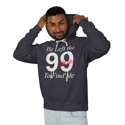 He Left the 99 Sweatshirt  — Luke 15:4-7 Christian Hoodie