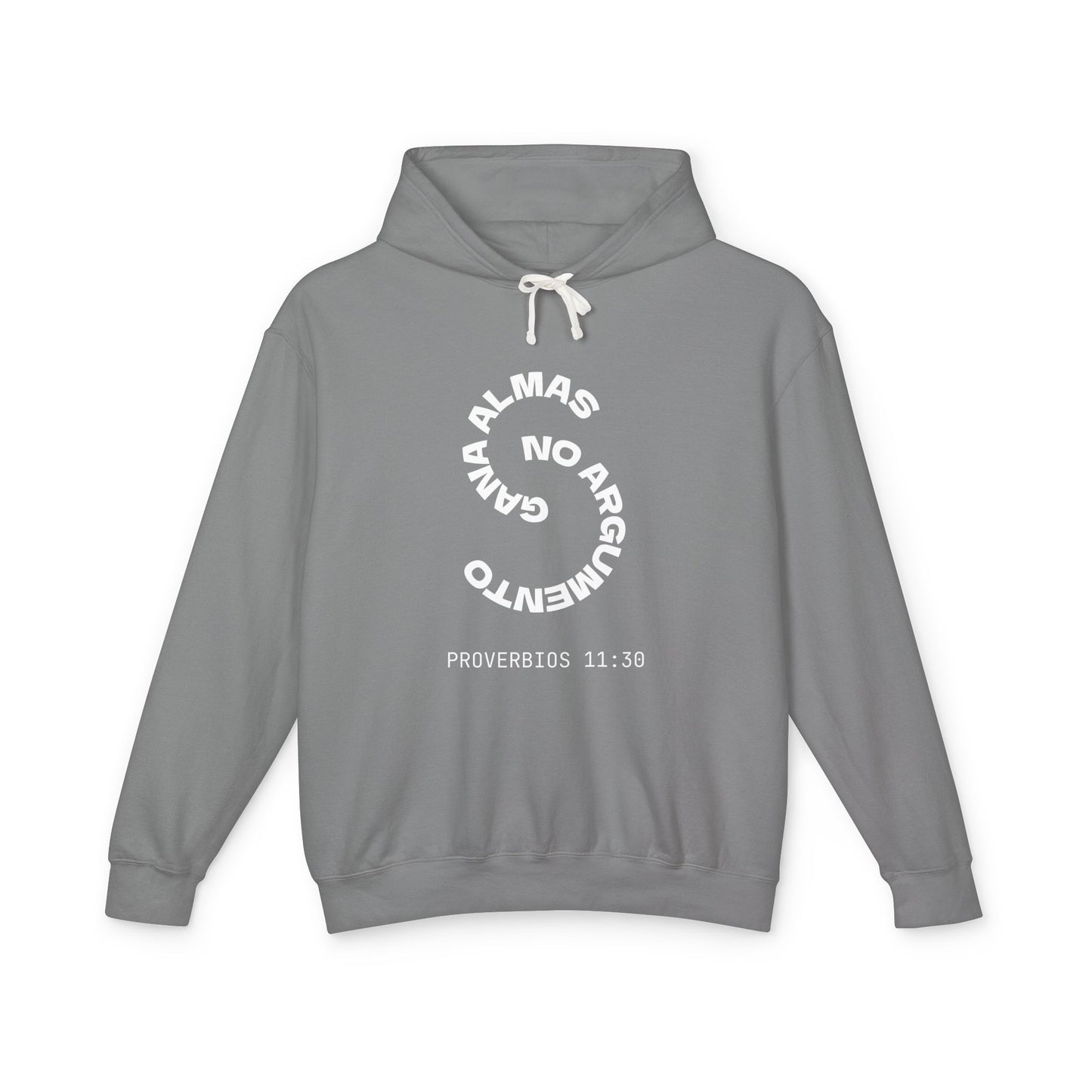 Proverbios 11:30 "Gana Almas, No Argumentos" Hoodie — 100% Cotton Spanish Faith Sweatshirt