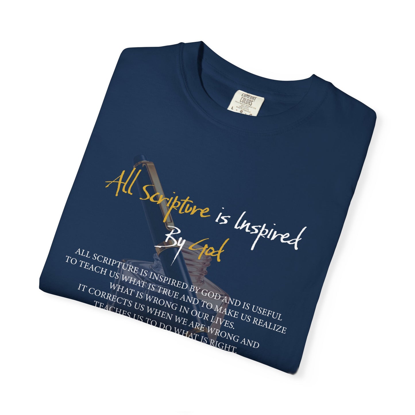 All Scriptures Are Inspired By God T-Shirt — Faith-Based Scripture Tee