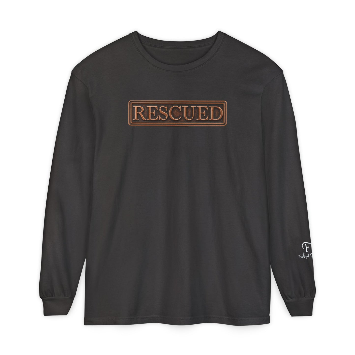 Rescued Colossians 1:13 Long Sleeve T-Shirt — 100% Cotton
