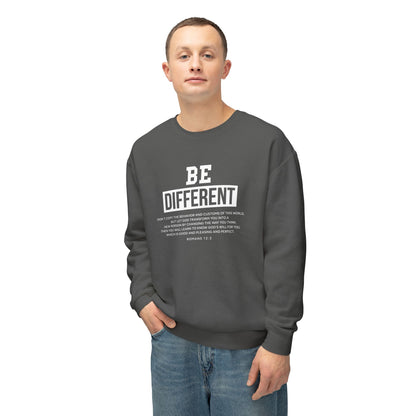 Be Different "Romans 12:2" Sweatshirt