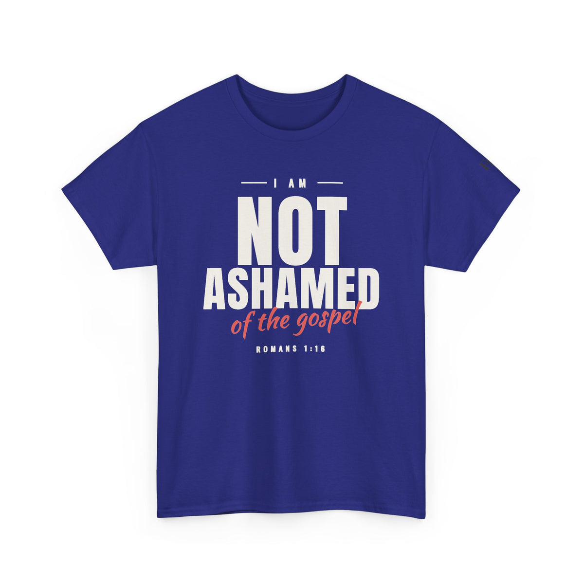 I Am Not Ashamed of the Gospel Faithful Christian T-Shirt