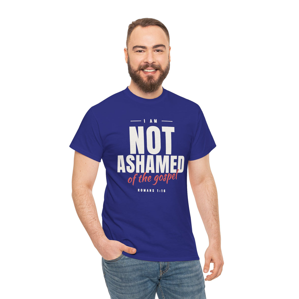 I Am Not Ashamed of the Gospel Faithful Christian T-Shirt