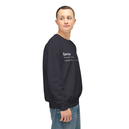 Savior Definition Sweatshirt — 100% Cotton Comfort Crewneck