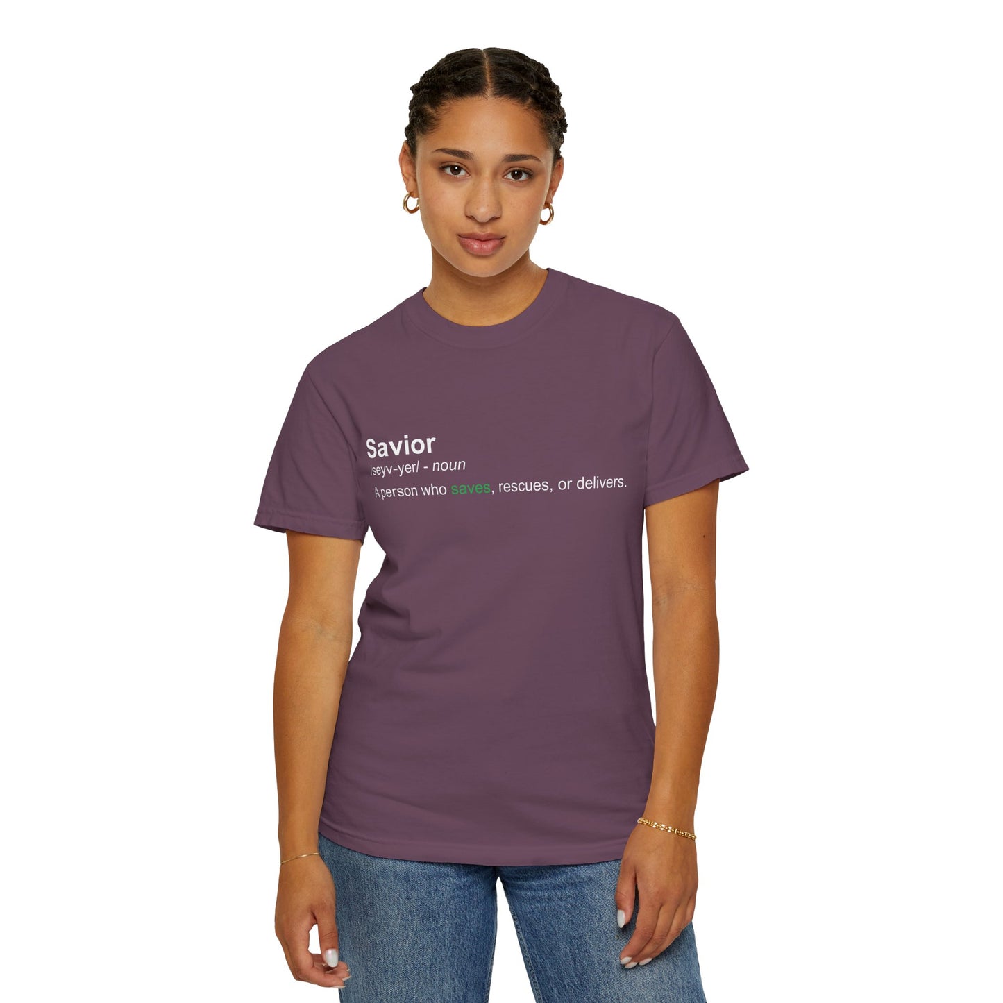 Savior Definition T-Shirt 100% cotton