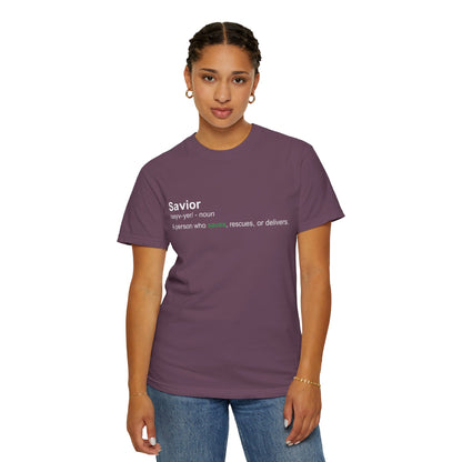 Savior Definition T-Shirt 100% cotton