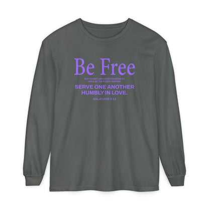Be Free "Galatians 5:13" PURPLE