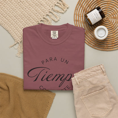Para un Tiempo Como Este Ester 4:14 100% Cotton T-Shirt — Spanish Wise Woman Bible Verse