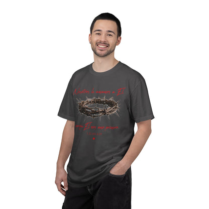 Jesus Crown of Thorns T-Shirt — "Naciste a amarme a Él" Christian Faith Tee