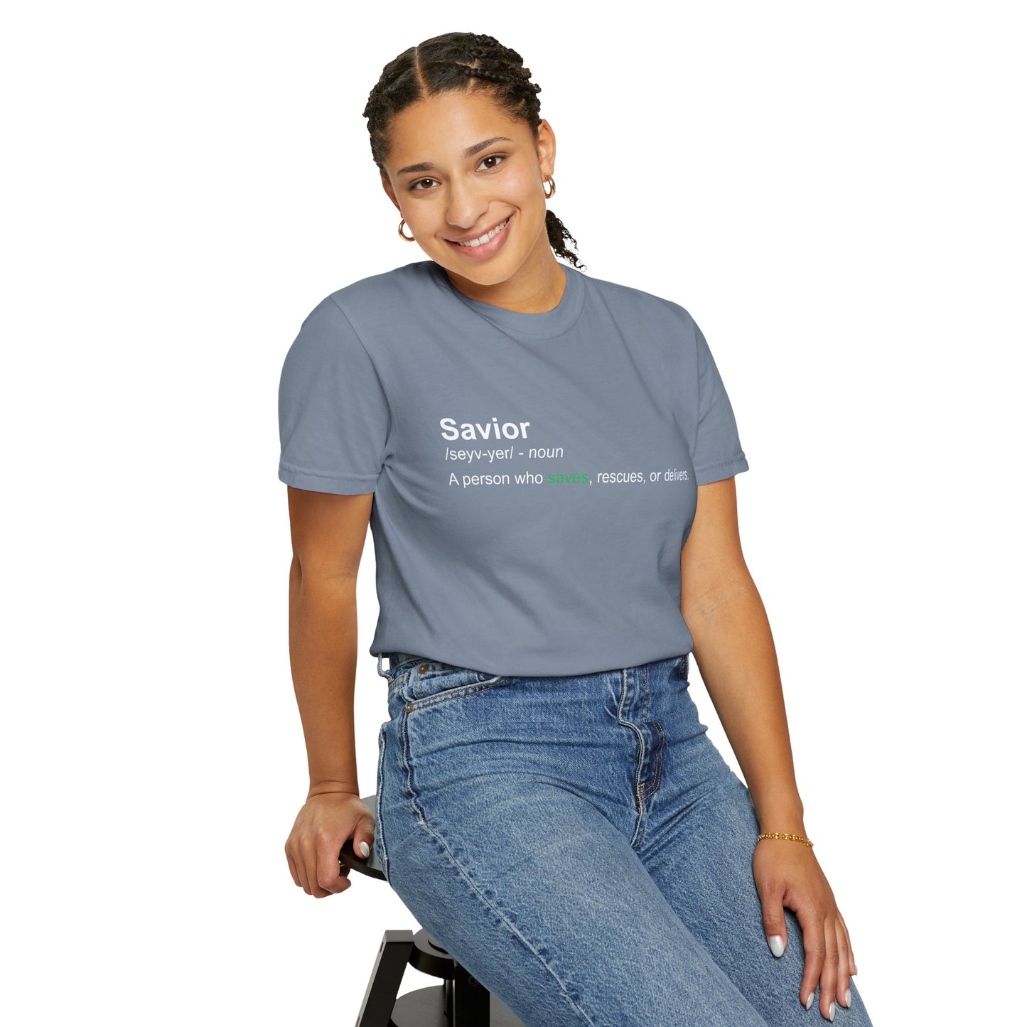 Savior Definition T-Shirt 100% cotton