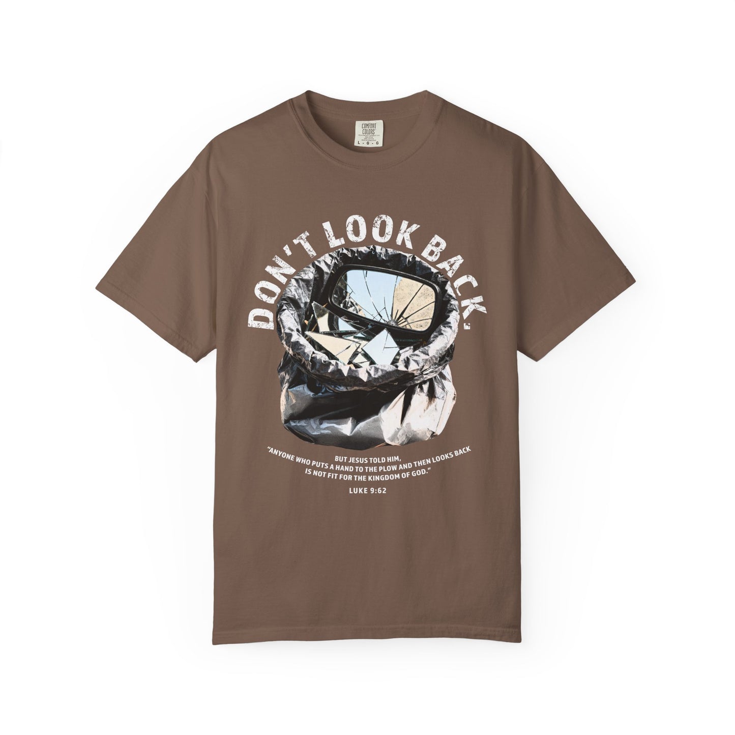 Don't Look Back Luke 9:62 T-Shirt — Inspirational Bible Verse Tee