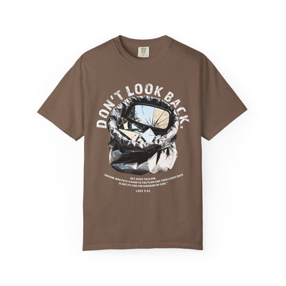 Don't Look Back Luke 9:62 T-Shirt — Inspirational Bible Verse Tee