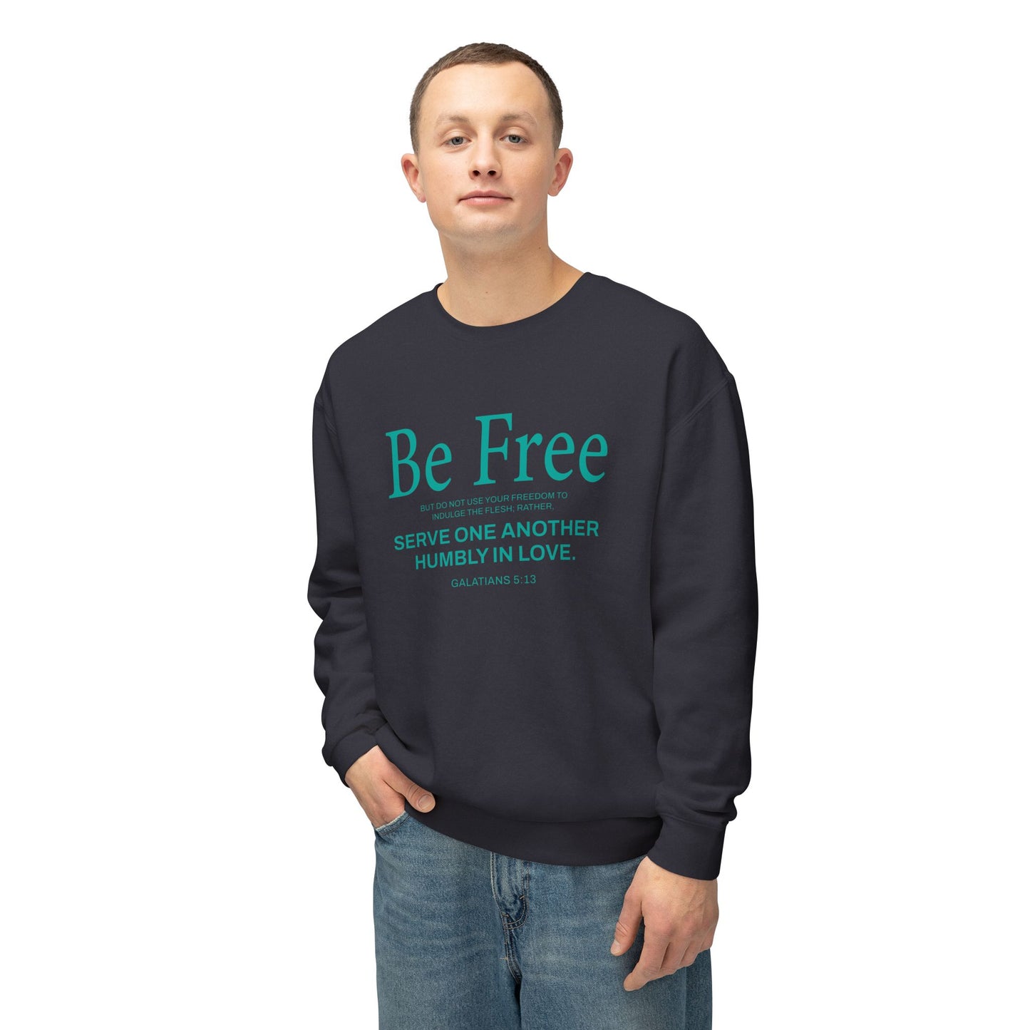 Free "Galatians 5:13" Teal