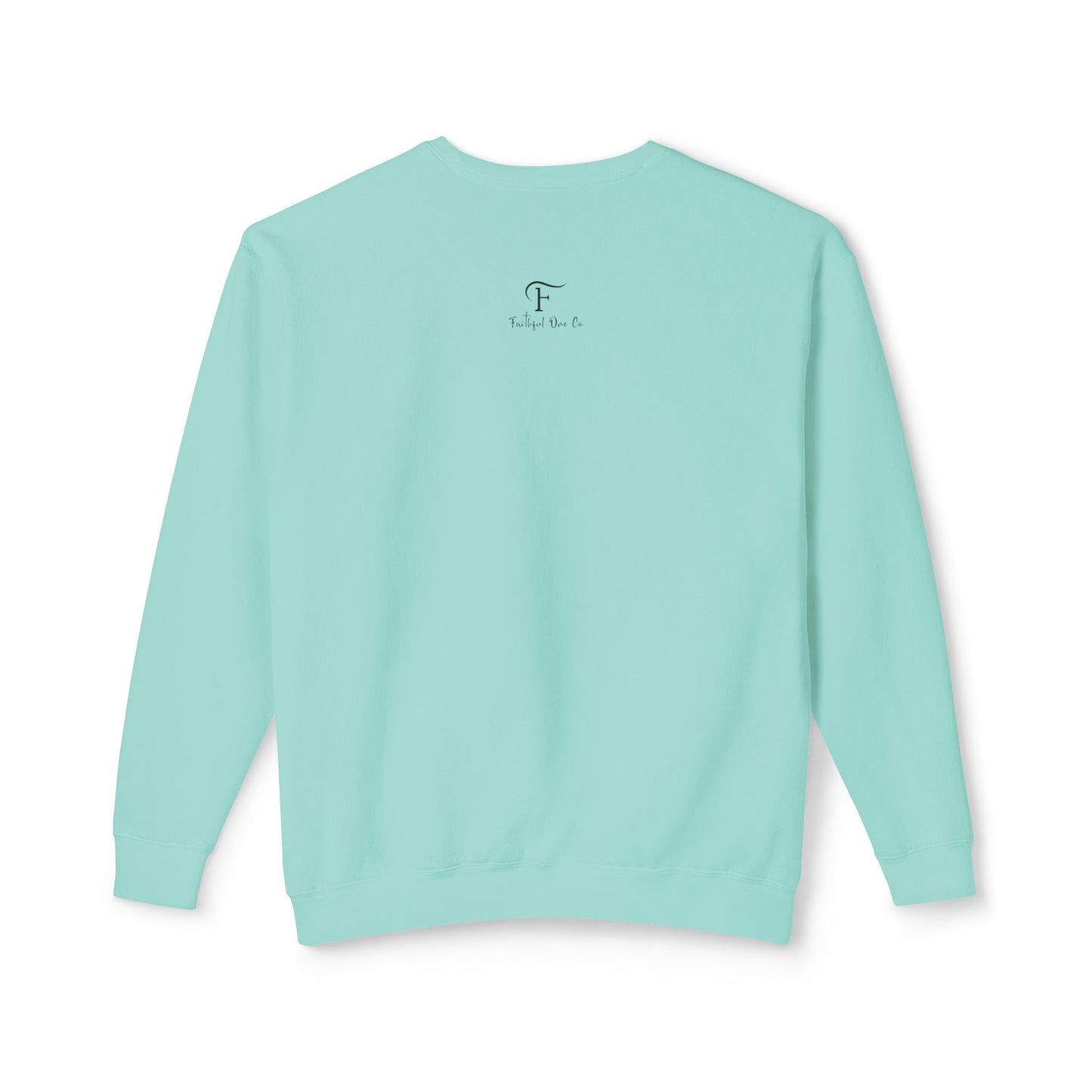 Biblical Wisdom Crewneck — Ecclesiastes 7:11-12 Bible Verse Sweatshirt