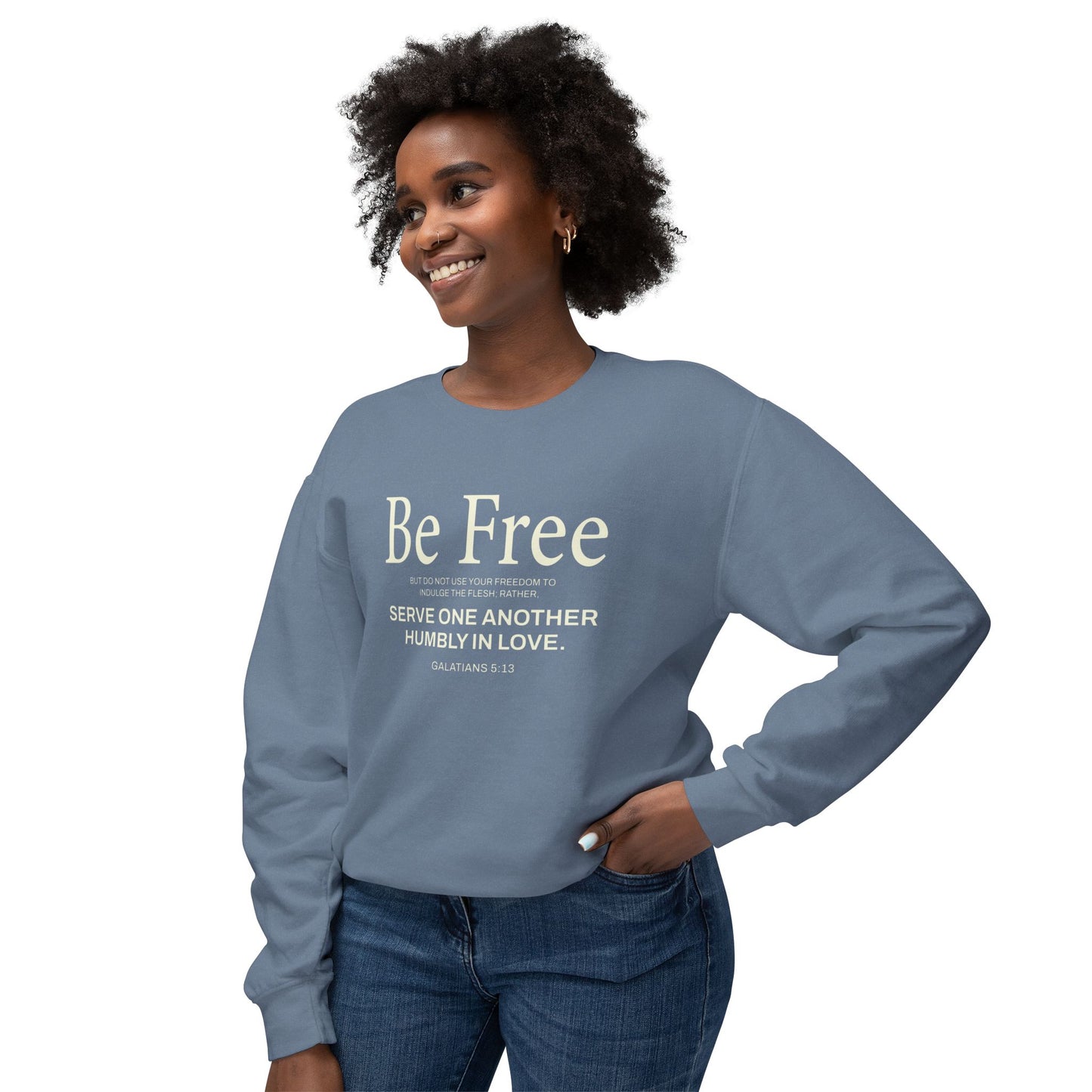 Be Free "Galatians 5:13" Beige