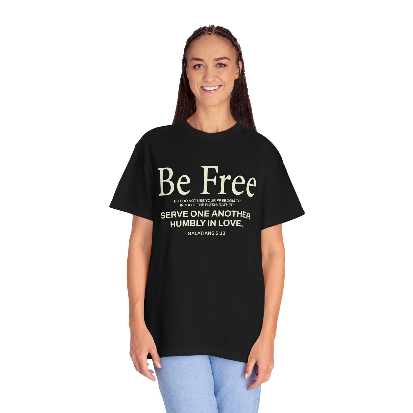 Be Free "Galatians 5:13" Beige
