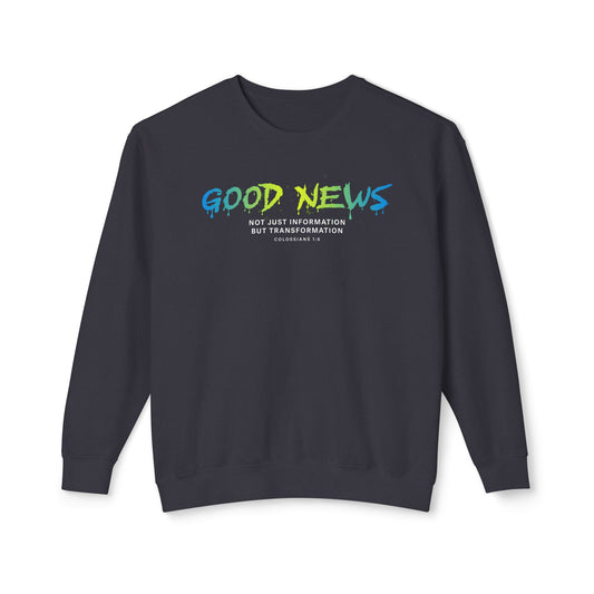 Good News Colossians 1:6 Cotton T-Shirt — Religious Faith Scripture Tee
