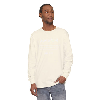 Jesus Replied Luke 11:28 T-Shirt — Faith-Based Scripture Long Sleeve Shirt