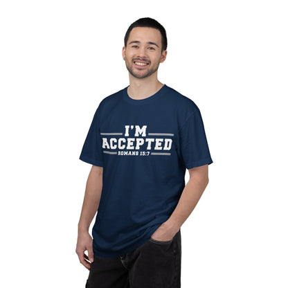 I'm Accepted — Romans 15:7 Graphic T-Shirt