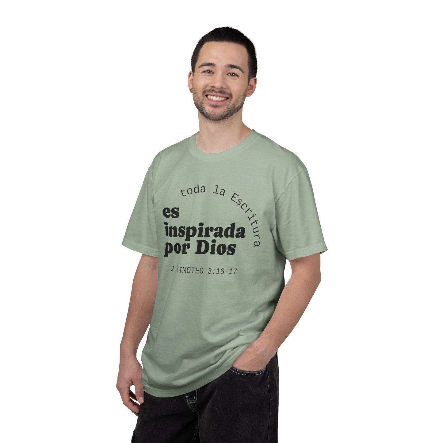 Toda la Escritura es inspirada por Dios  "2 Timoteo 3:16-17" 100% Cotton Shirt