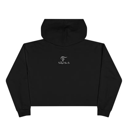 Crop Hoodie — "Vence el mal haciendo el bien" Spanish Inspiring Crop Hoodie